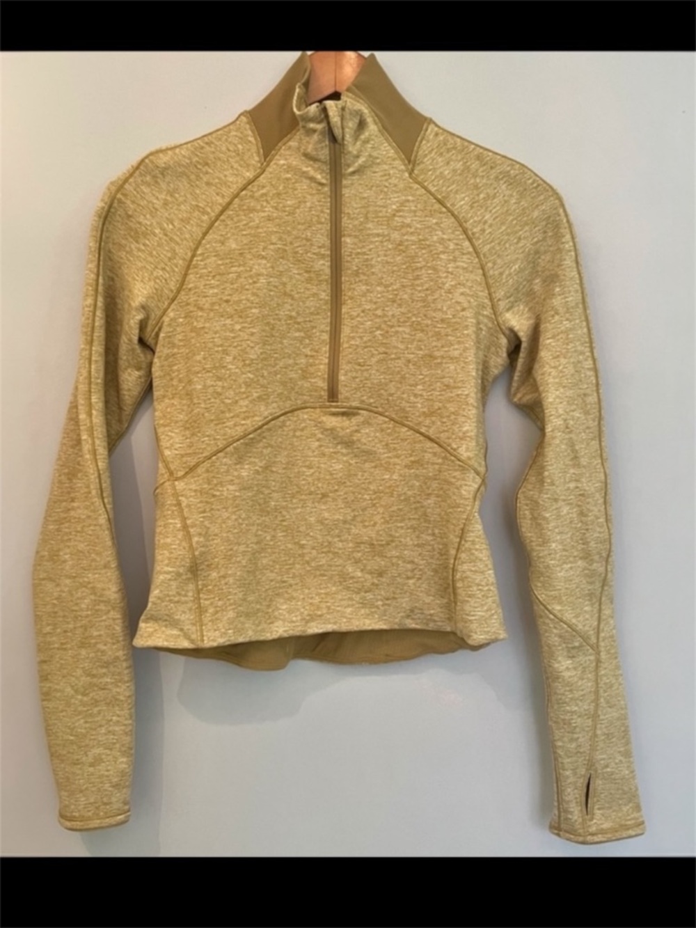 Lululemon Always Alert 1/2 Half Zip Heathered Grape Leaf Size 4